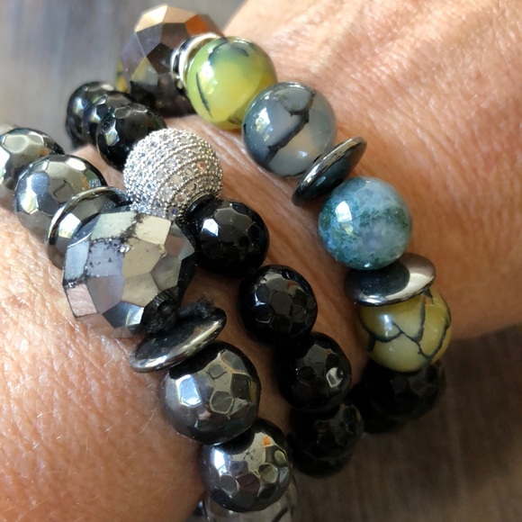 Beautiful semiprecious stone bracelets - Picture 8 of 14